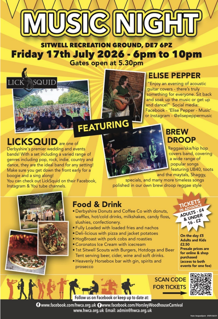 Music Night
17th July 2026